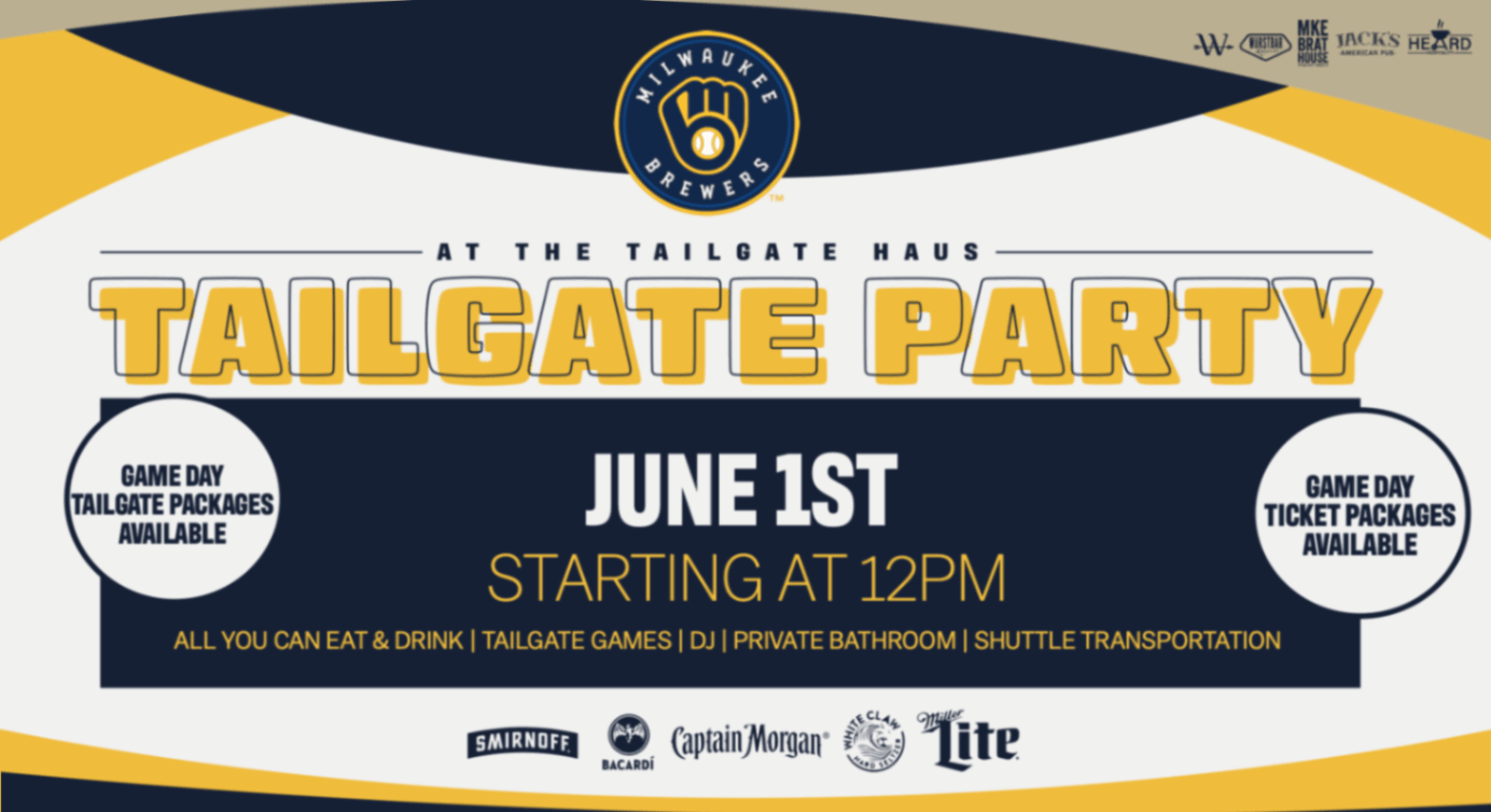 Milwaukee Brat House Party Bus & VIP Tailgate - Brewers vs White Sox